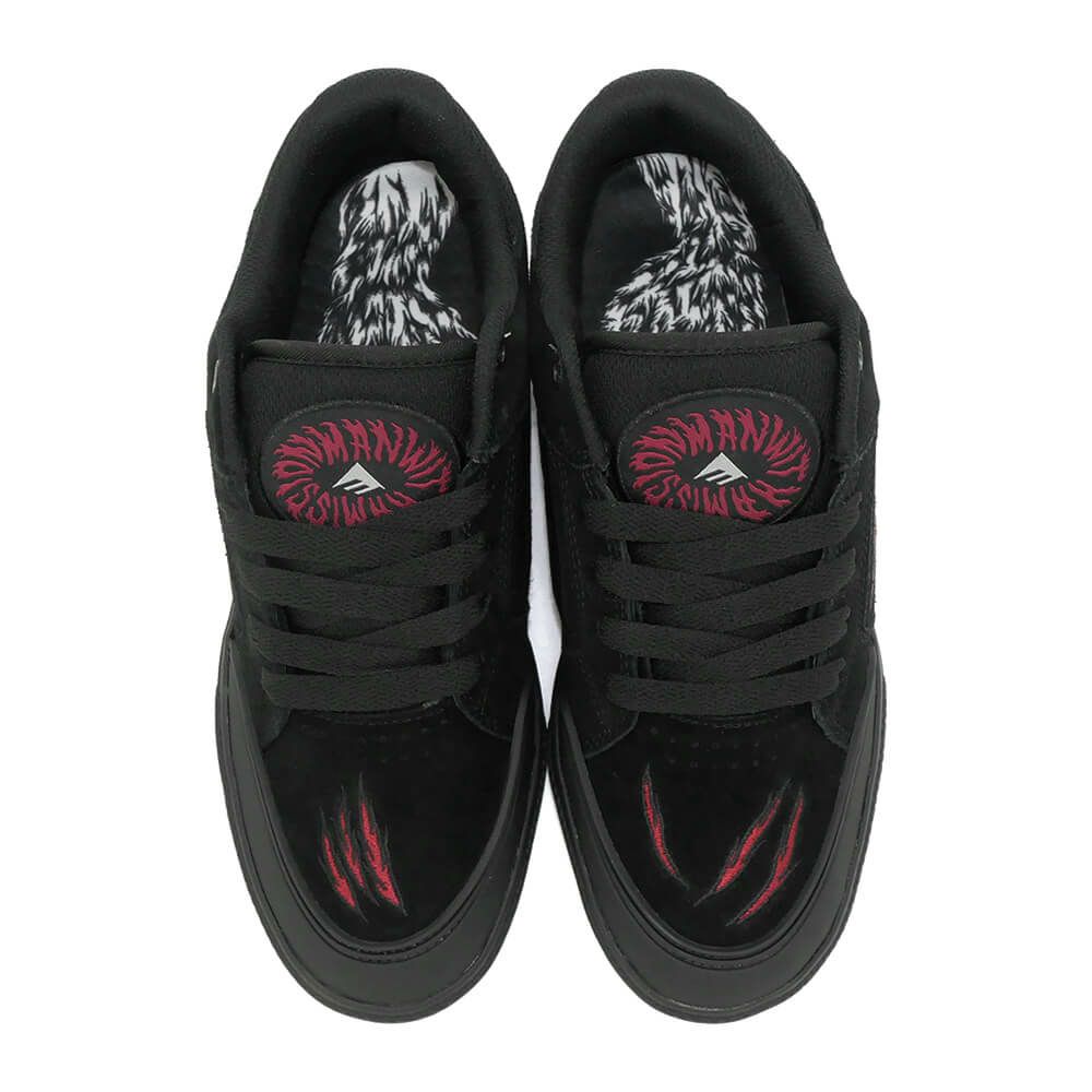EMERICA SHOES エメリカ シューズ スニーカー HERITIC x MWAM BLACK スケートボード スケボー 2
