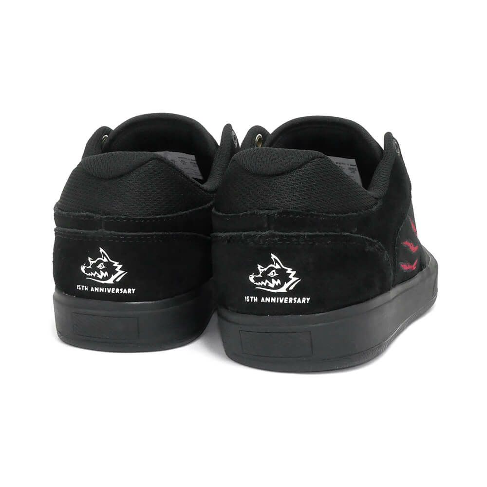 EMERICA SHOES エメリカ シューズ スニーカー HERITIC x MWAM BLACK スケートボード スケボー 3
