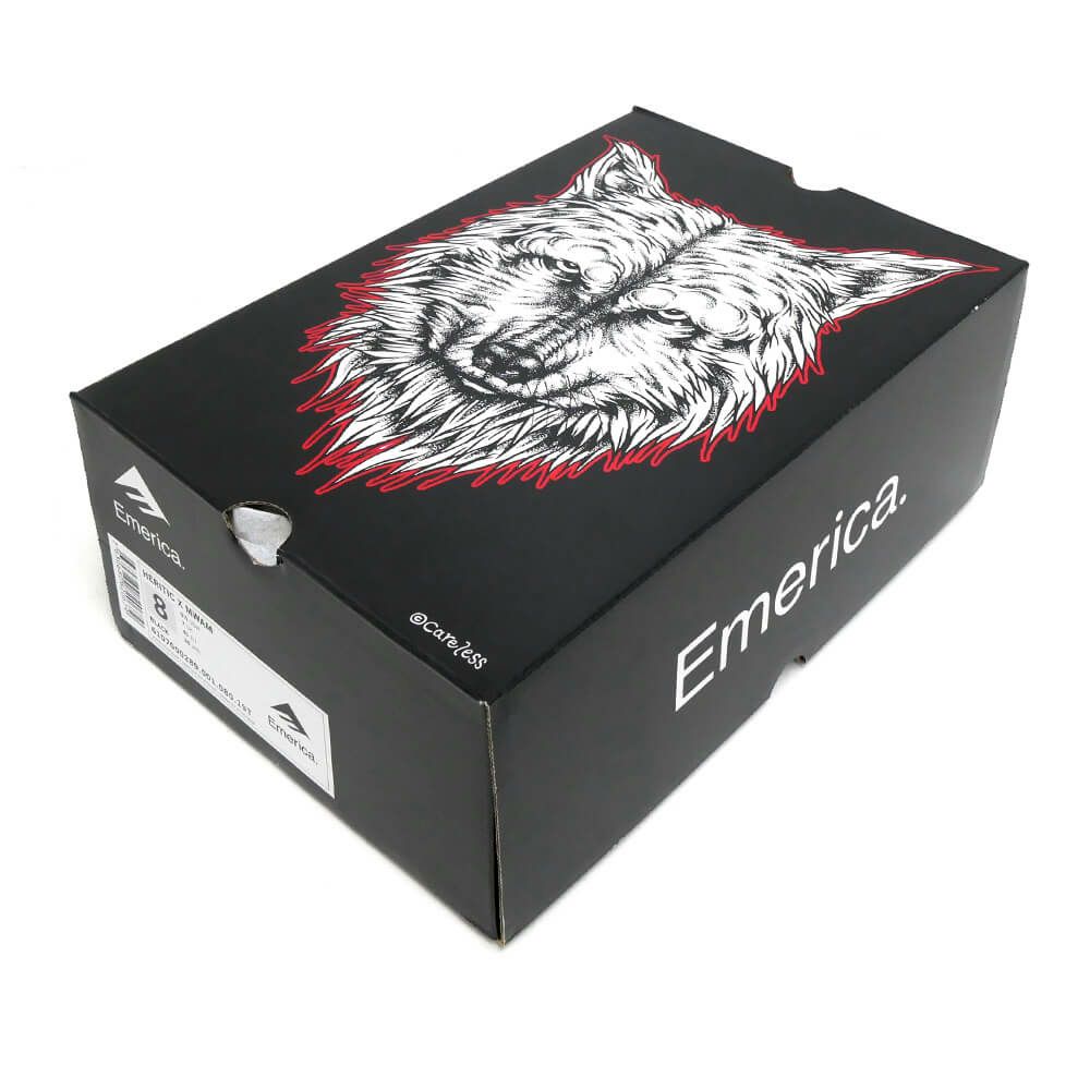 EMERICA SHOES エメリカ シューズ スニーカー HERITIC x MWAM BLACK スケートボード スケボー 11