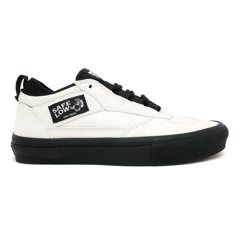 VANS SHOES バンズ シューズ スニーカー SKATE SAFE LOW ATIBA BONE WHITE/BLACK（US企画） スケートボード スケボー 4