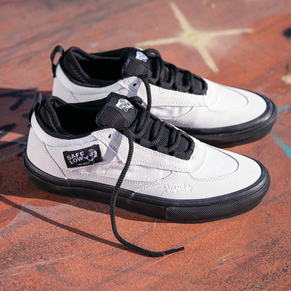 VANS SHOES バンズ シューズ スニーカー SKATE SAFE LOW ATIBA BONE WHITE/BLACK（US企画） スケートボード スケボー 9