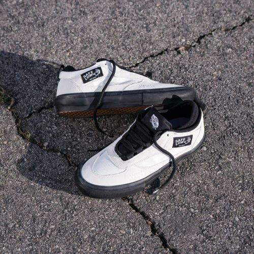 VANS SHOES バンズ シューズ スニーカー SKATE SAFE LOW ATIBA BONE WHITE/BLACK（US企画） スケートボード スケボー 12