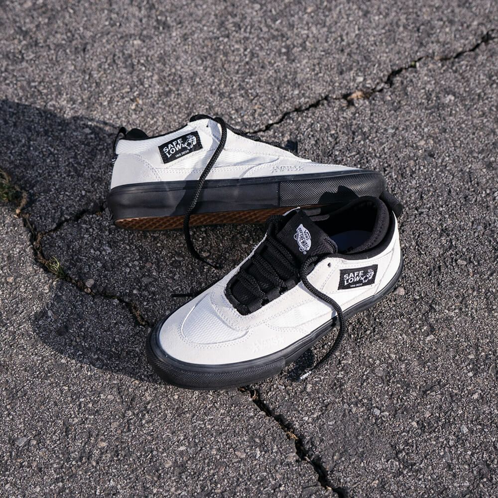 VANS SHOES バンズ シューズ スニーカー SKATE SAFE LOW ATIBA BONE WHITE/BLACK（US企画） スケートボード スケボー 12