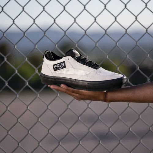 VANS SHOES バンズ シューズ スニーカー SKATE SAFE LOW ATIBA BONE WHITE/BLACK（US企画） スケートボード スケボー 13