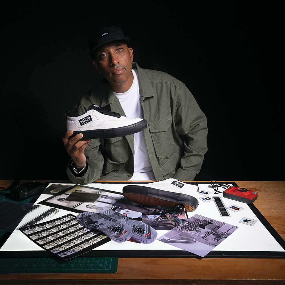 VANS SHOES バンズ シューズ スニーカー SKATE SAFE LOW ATIBA BONE WHITE/BLACK（US企画） スケートボード スケボー 16