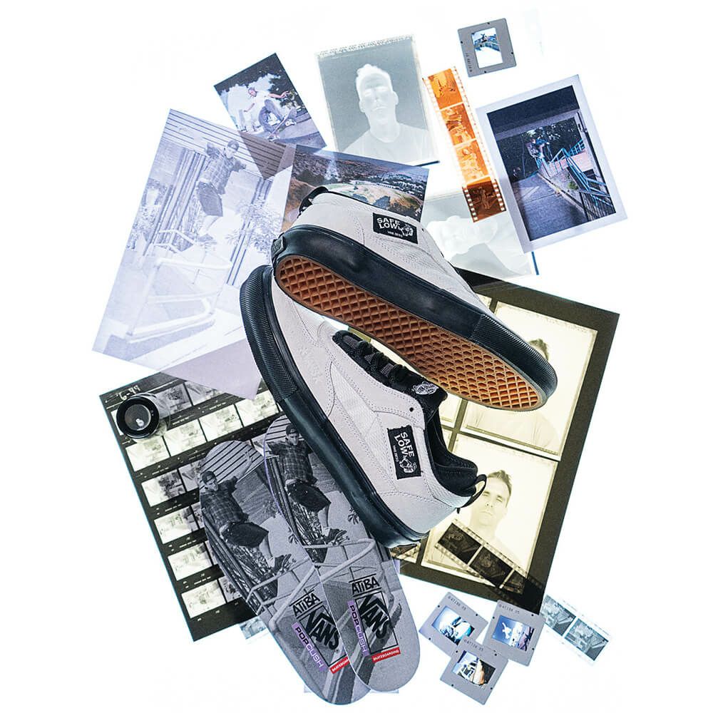 VANS SHOES バンズ シューズ スニーカー SKATE SAFE LOW ATIBA BONE WHITE/BLACK（US企画） スケートボード スケボー 17