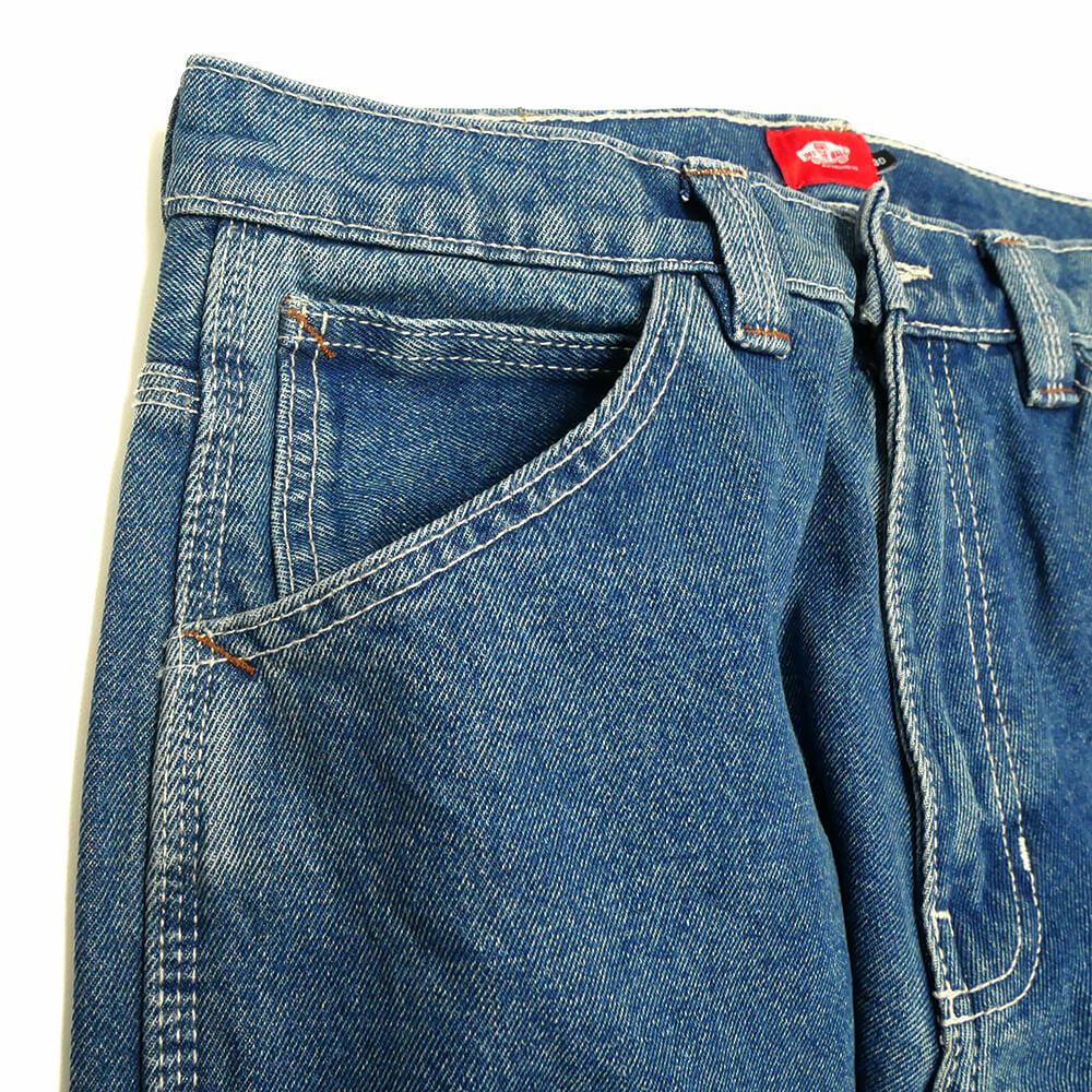  VANS JEANS バンズ パンツ ジーンズ SKATE CHECK-5 LOOSE DENIM VINTAGE INDIGO（US企画） スケートボード スケボー 1