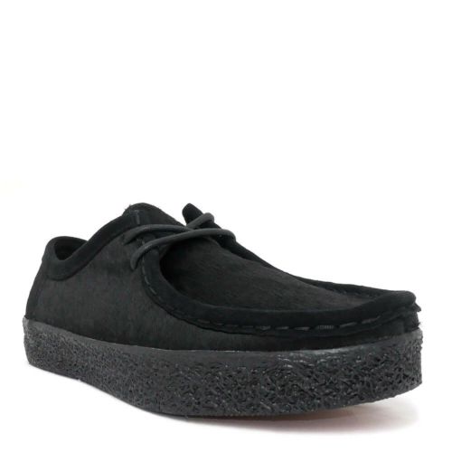 LAST RESORT AB SHOES ラストリゾートエービー シューズ スニーカー VM006 MOC PONY HAIR LO BLACK/BLACK スケートボード スケボー 1