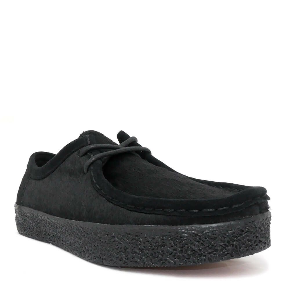 LAST RESORT AB SHOES ラストリゾートエービー シューズ スニーカー VM006 MOC PONY HAIR LO BLACK/BLACK スケートボード スケボー 1