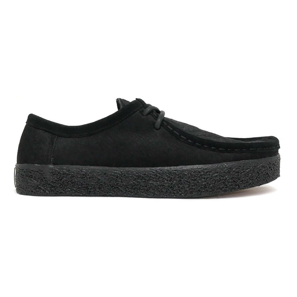 LAST RESORT AB SHOES ラストリゾートエービー シューズ スニーカー VM006 MOC PONY HAIR LO BLACK/BLACK スケートボード スケボー 5