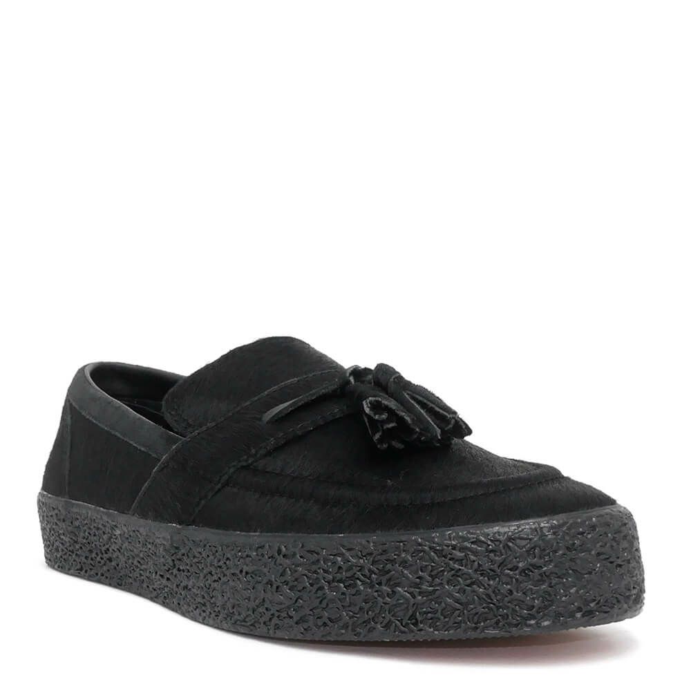 LAST RESORT AB SHOES ラストリゾートエービー シューズ スニーカー VM005 LOAFER PONY HAIR BLACK/BLACK スケートボード スケボー 1