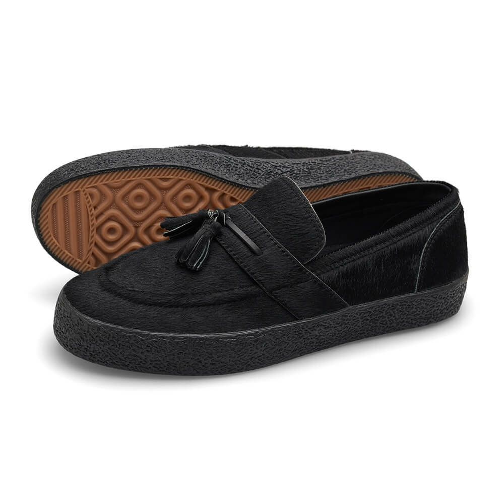 LAST RESORT AB SHOES ラストリゾートエービー シューズ スニーカー VM005 LOAFER PONY HAIR BLACK/BLACK スケートボード スケボー 2