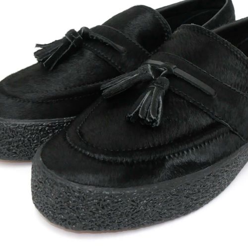 LAST RESORT AB SHOES ラストリゾートエービー シューズ スニーカー VM005 LOAFER PONY HAIR BLACK/BLACK スケートボード スケボー 8