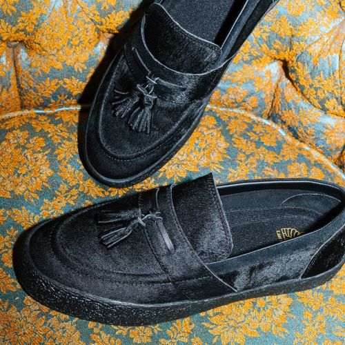 LAST RESORT AB SHOES ラストリゾートエービー シューズ スニーカー VM005 LOAFER PONY HAIR BLACK/BLACK スケートボード スケボー 11