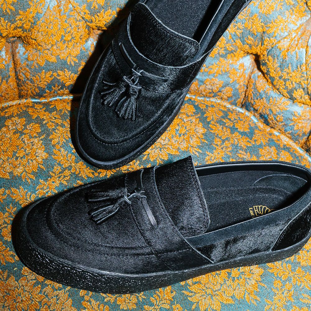LAST RESORT AB SHOES ラストリゾートエービー シューズ スニーカー VM005 LOAFER PONY HAIR BLACK/BLACK スケートボード スケボー 11