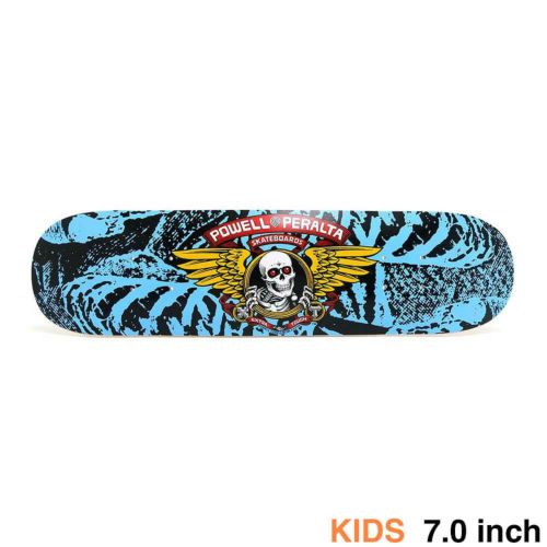 POWELL PERALTA DECK パウエルペラルタ デッキ（子供用） TEAM WINGED RIPPER BLACK/LIGHT BLUE 7.0 スケートボード スケボー 1