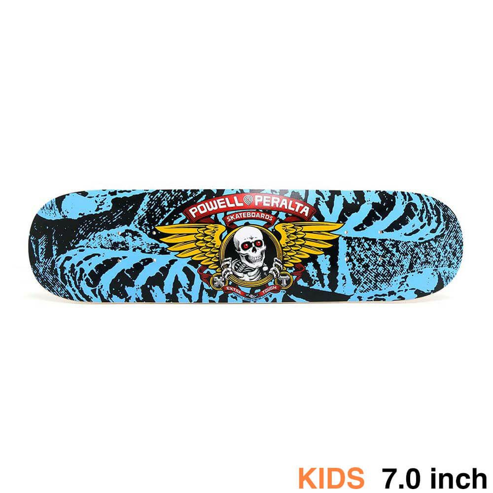 POWELL PERALTA DECK パウエルペラルタ デッキ（子供用） TEAM WINGED RIPPER BLACK/LIGHT BLUE 7.0 スケートボード スケボー 1