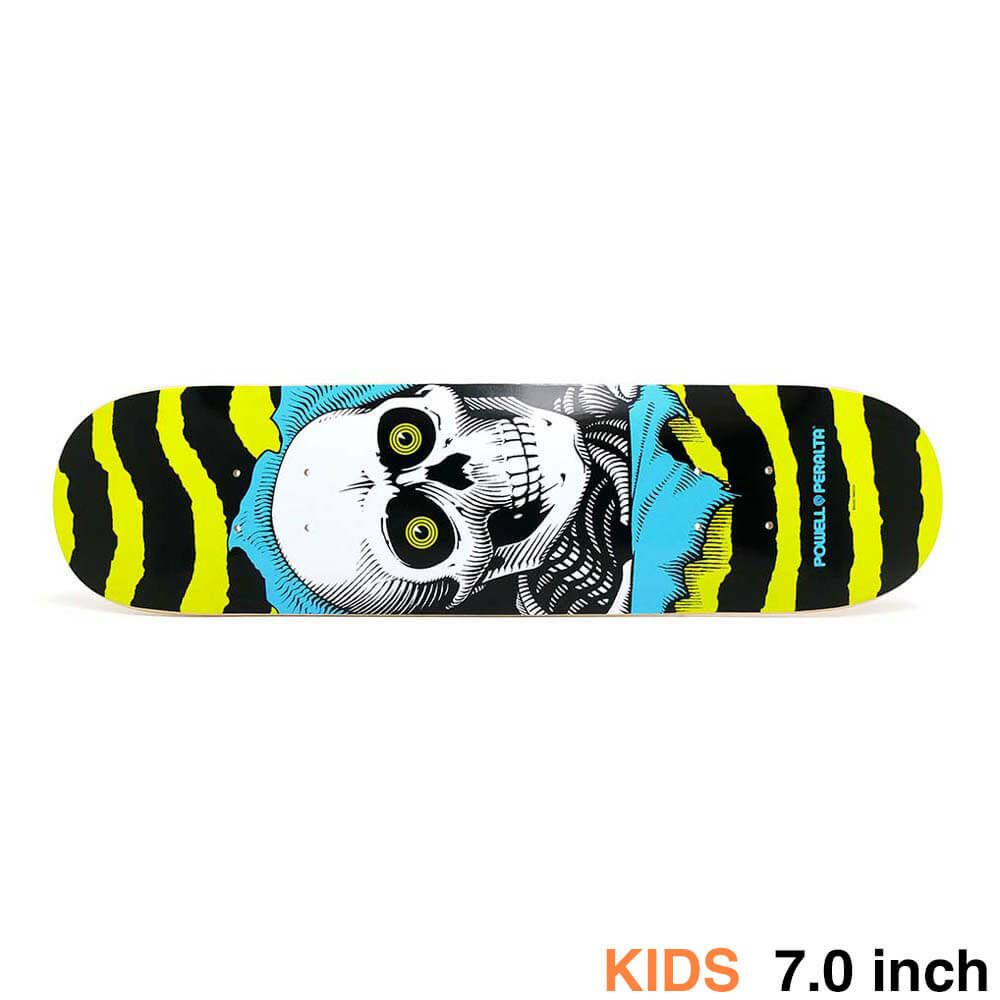 POWELL PERALTA DECK パウエルペラルタ デッキ（子供用） TEAM RIPPER YELLOW/BLUE 7.0 スケートボード スケボー 1