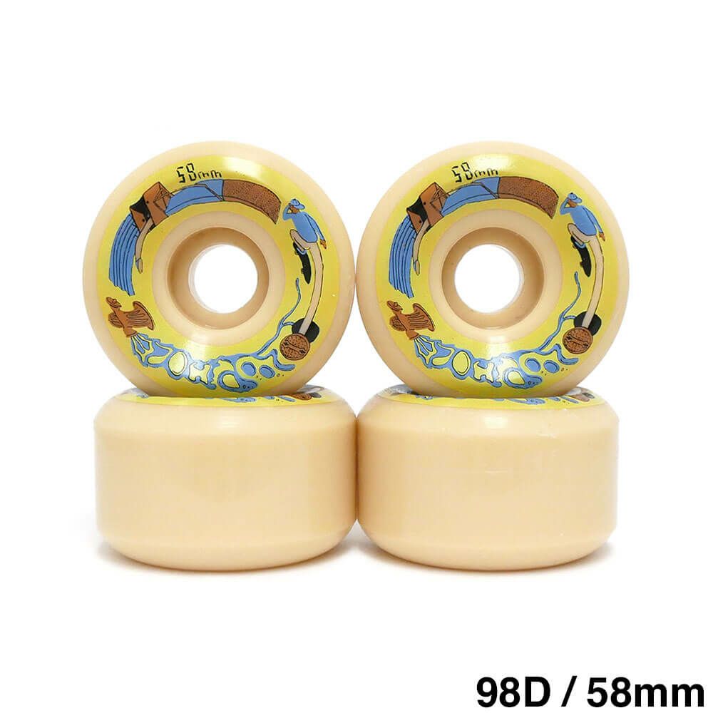 LOOP HOLE WHEEL ループホール ウィール CELLAR DWELLER SR SHAPE 98D 58mm スケートボード スケボー 1