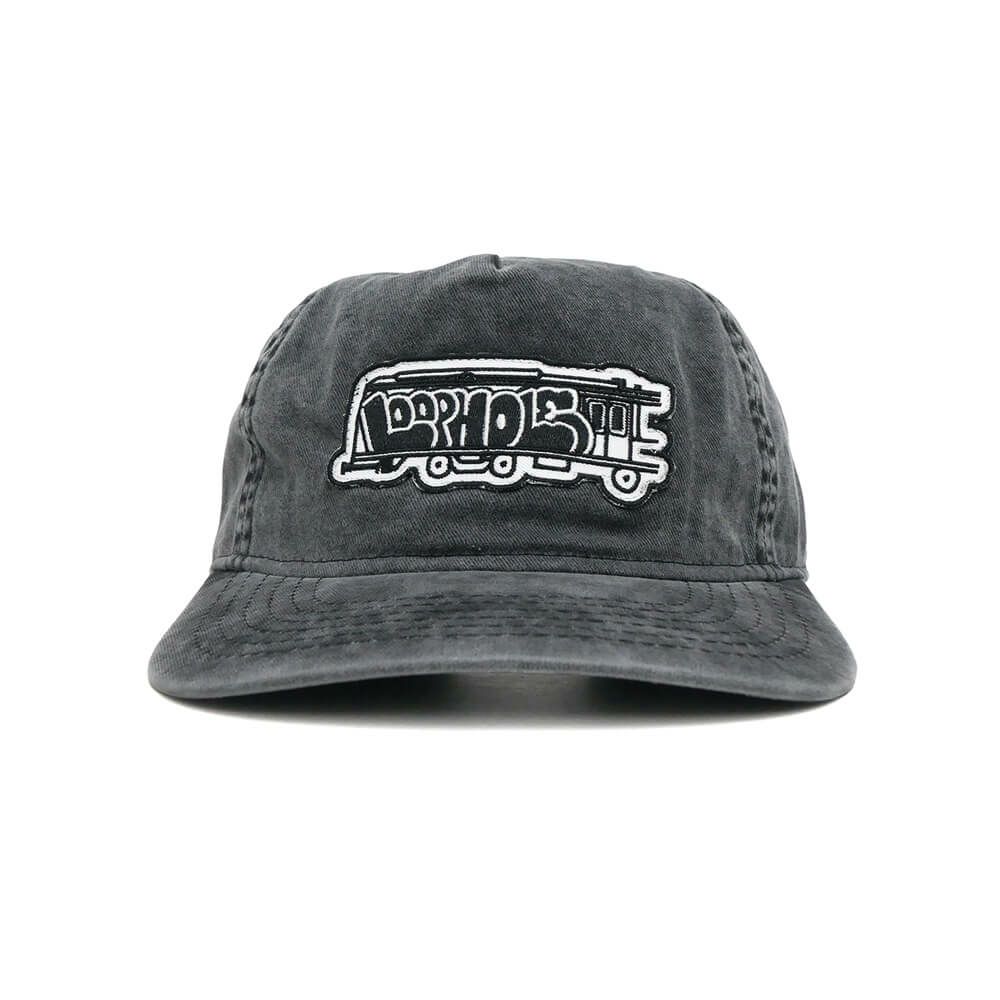 LOOP HOLE CAP ループホール キャップ LOOP TRAIN BLACK スケートボード スケボー 1