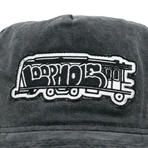 LOOP HOLE CAP ループホール キャップ LOOP TRAIN BLACK スケートボード スケボー 4