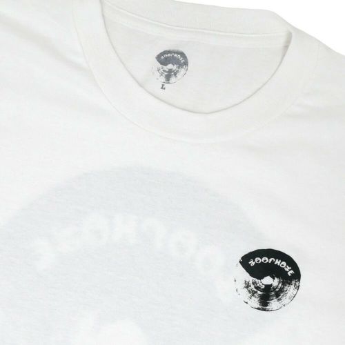LOOP HOLE T-SHIRT ループホール Tシャツ BRUSH LOGO WHITE スケートボード スケボー 2