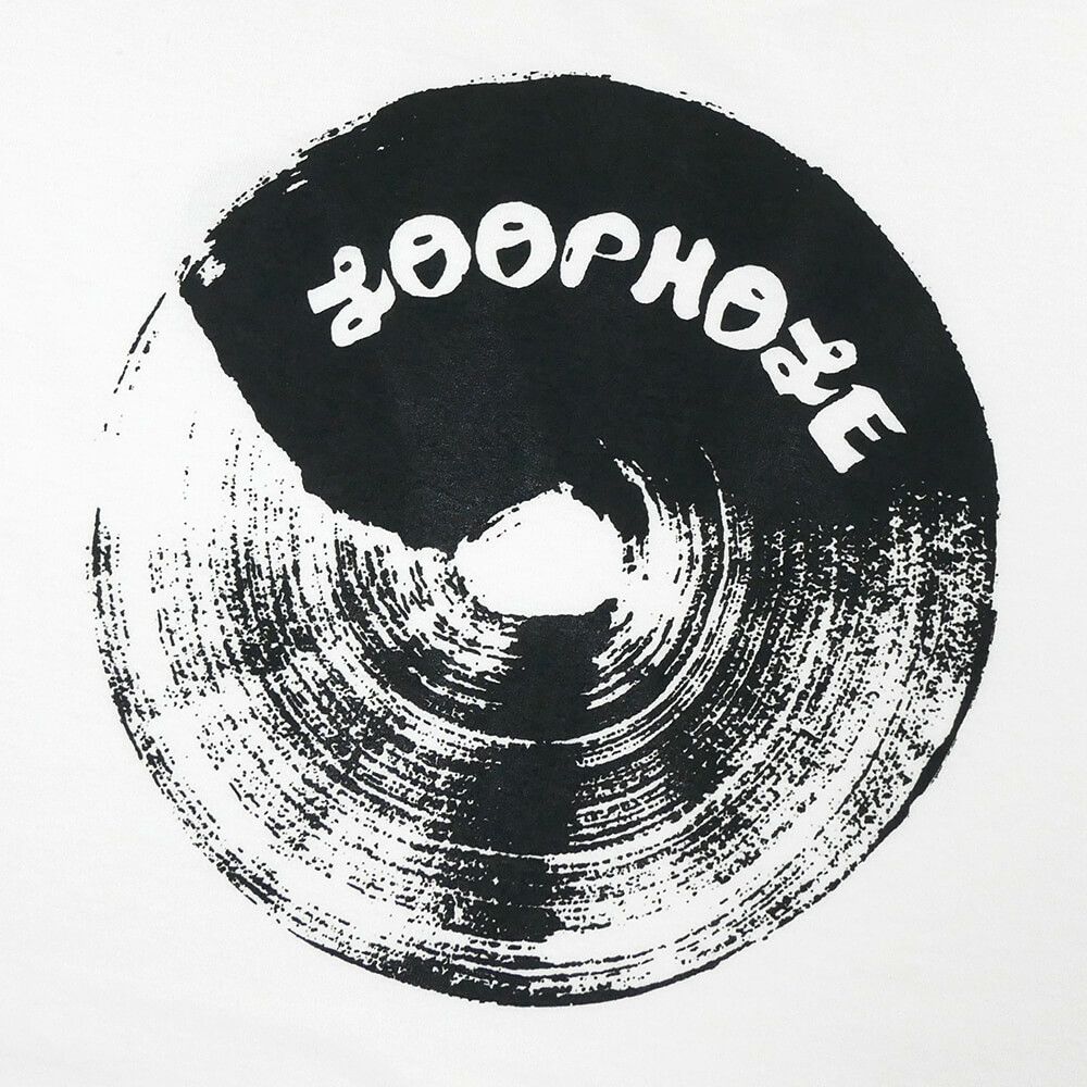 LOOP HOLE T-SHIRT ループホール Tシャツ BRUSH LOGO WHITE スケートボード スケボー 3