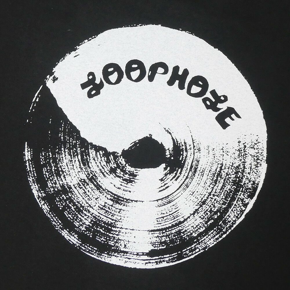 LOOP HOLE T-SHIRT ループホール Tシャツ BRUSH LOGO BLACK スケートボード スケボー 3