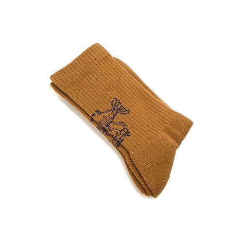 CHAOS FISHING CLUB SOCKS カオスフィッシングクラブ ソックス 靴下 1 PAC OSAKANAKUN BROWN スケートボード スケボー 6