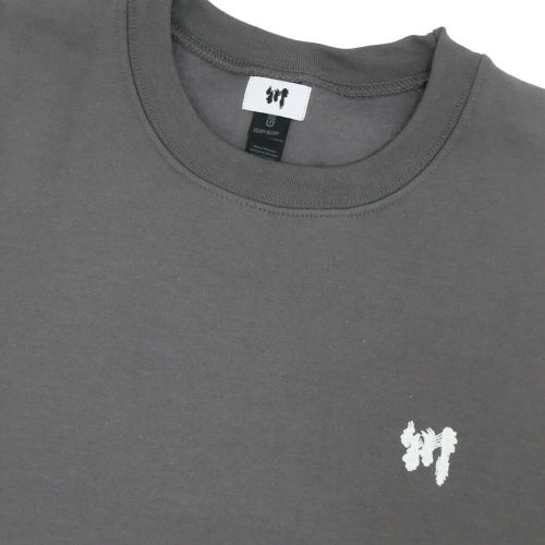  KAWA CREW SWEAT 川 トレーナー KAWA LOGO 1POINT SUMI/WHITE 刺繍ロゴ スケートボード スケボー 1