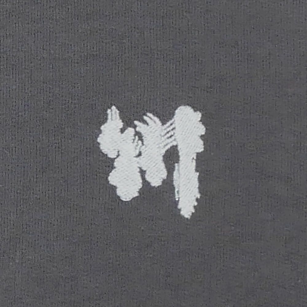  KAWA CREW SWEAT 川 トレーナー KAWA LOGO 1POINT SUMI/WHITE 刺繍ロゴ スケートボード スケボー 2