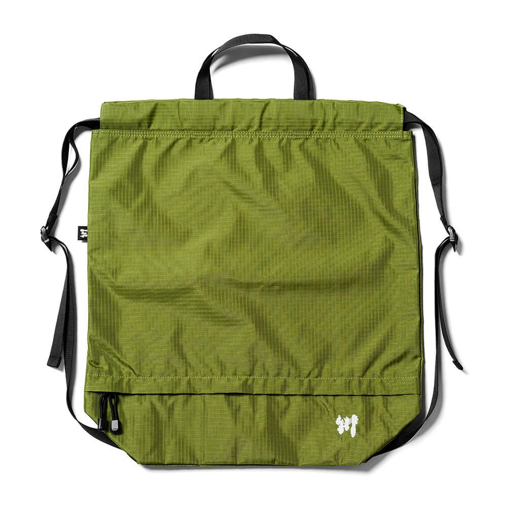 KAWA BACKPACK 川 バックパック リュック RIPSTOP KNAPSACK GREEN スケートボード スケボー 2
