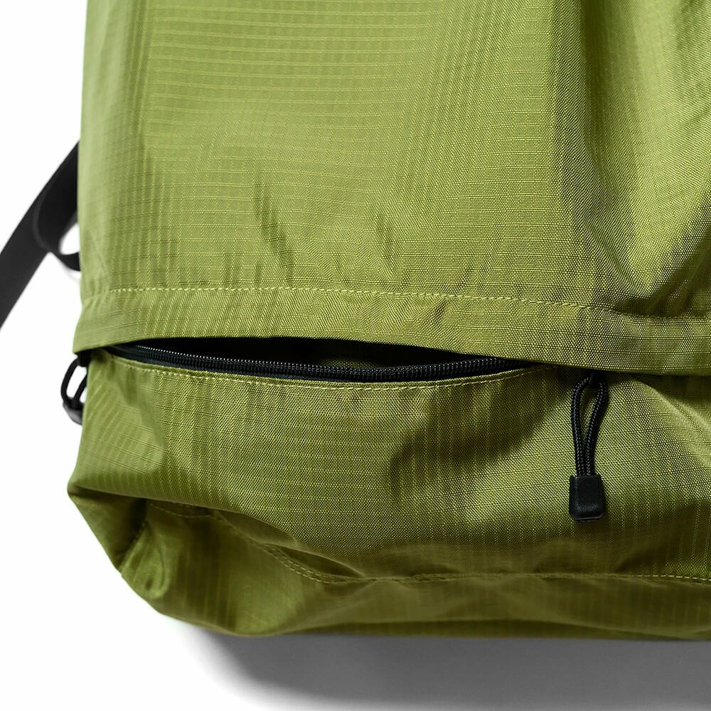 KAWA BACKPACK 川 バックパック リュック RIPSTOP KNAPSACK GREEN スケートボード スケボー 3