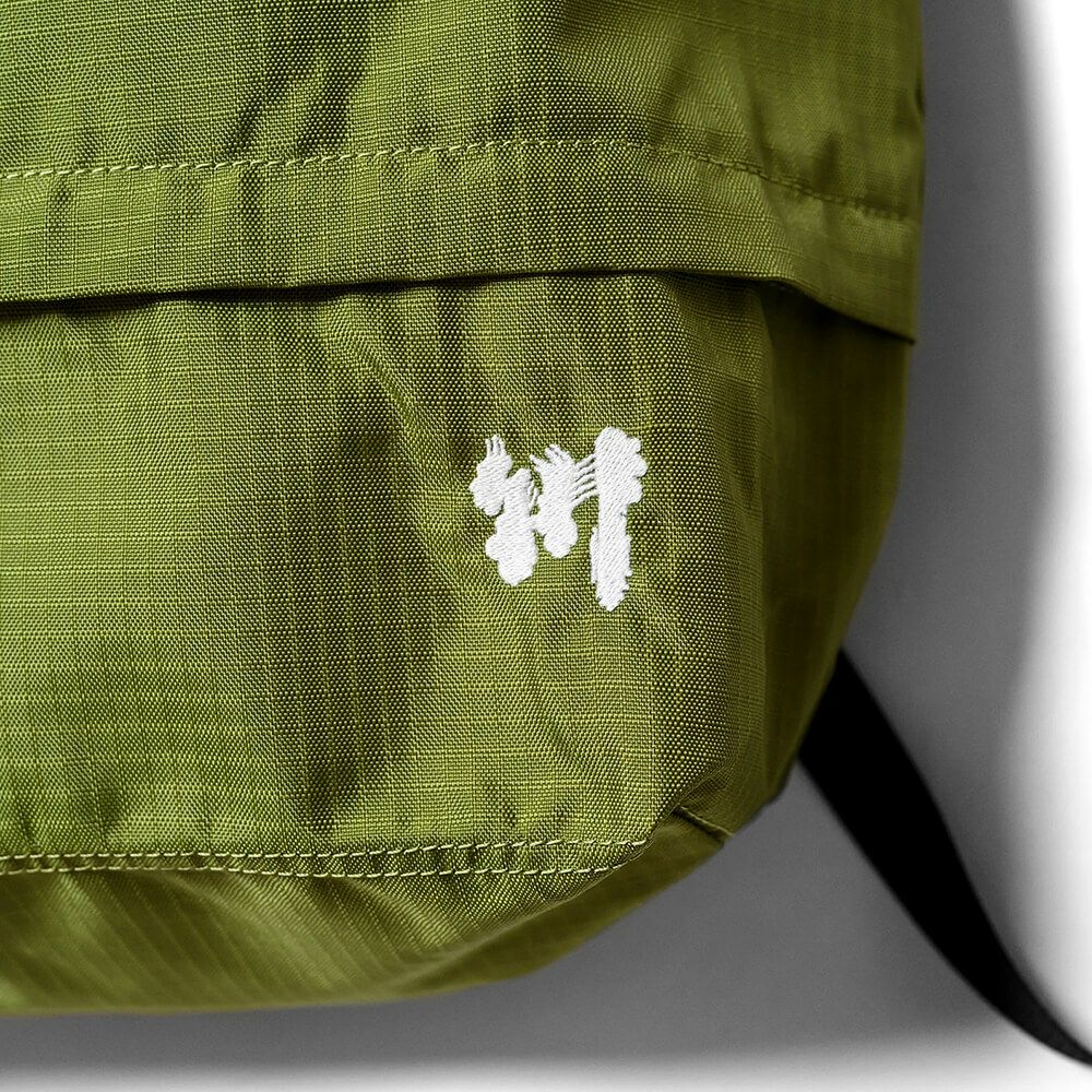 KAWA BACKPACK 川 バックパック リュック RIPSTOP KNAPSACK GREEN スケートボード スケボー 4