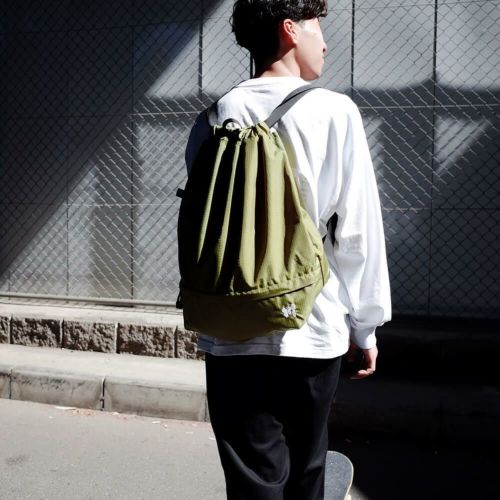 KAWA BACKPACK 川 バックパック リュック RIPSTOP KNAPSACK GREEN スケートボード スケボー 9