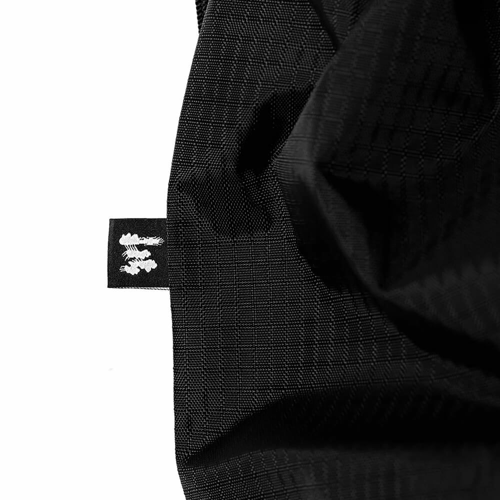 KAWA BACKPACK 川 バックパック リュック RIPSTOP KNAPSACK BLACK スケートボード スケボー 5