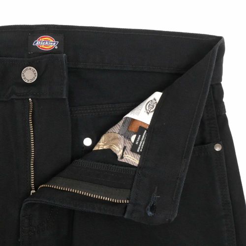 DICKIES SKATEBOARDING PANTS ディッキーズ スケートボーディング パンツ ジーンズ DICKIES x THRASHER DOUBLE KNEE BLACK スケートボード スケボー 3