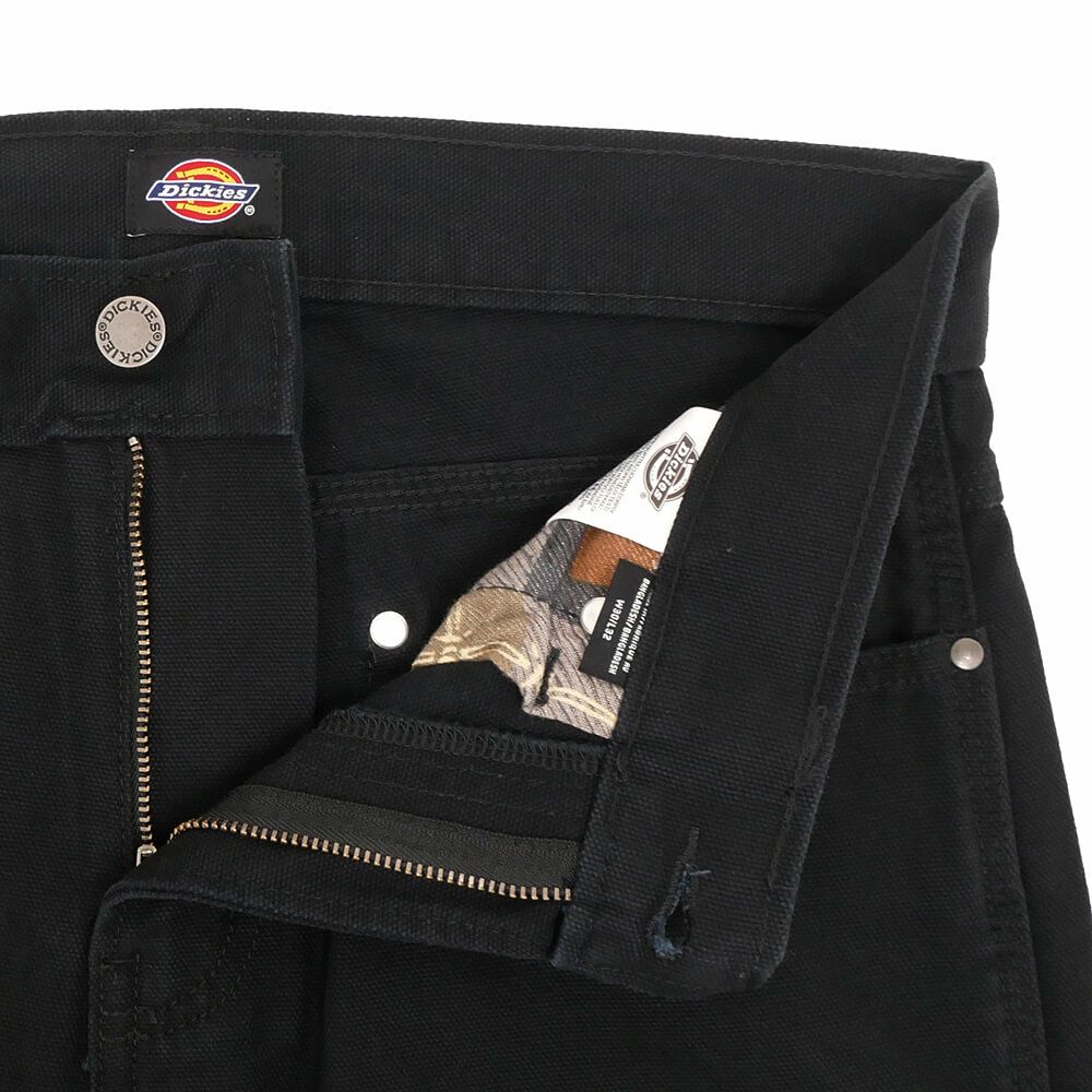 DICKIES SKATEBOARDING PANTS ディッキーズ スケートボーディング パンツ ジーンズ DICKIES x THRASHER DOUBLE KNEE BLACK スケートボード スケボー 3