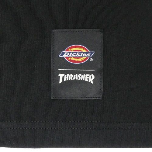 DICKIES SKATEBOARDING T-SHIRT ディッキーズ スケートボーディング Tシャツ DICKIES x THRASHER GRAPHIC BLACK スケートボード スケボー 2