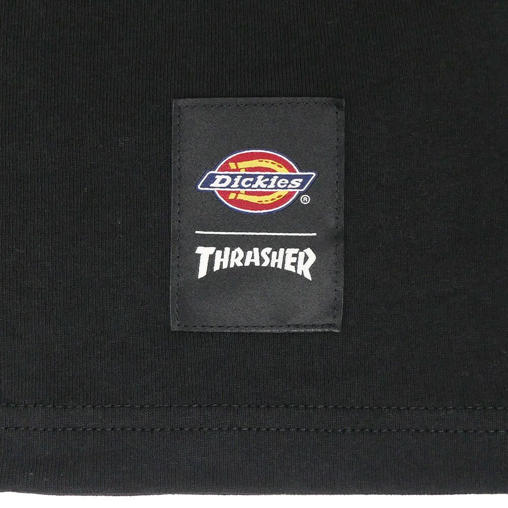 DICKIES SKATEBOARDING T-SHIRT ディッキーズ スケートボーディング Tシャツ DICKIES x THRASHER GRAPHIC BLACK スケートボード スケボー 2