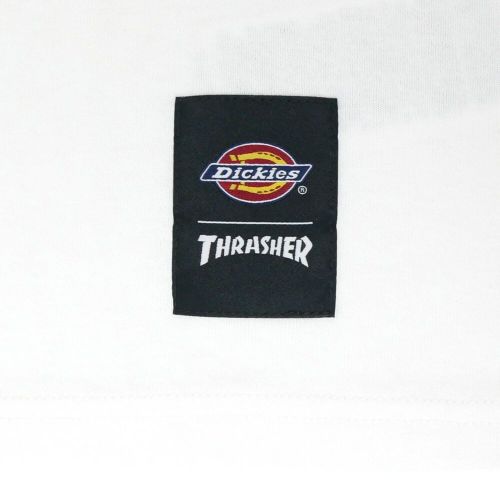 DICKIES SKATEBOARDING T-SHIRT ディッキーズ スケートボーディング Tシャツ DICKIES x THRASHER GRAPHIC WHITE スケートボード スケボー 2