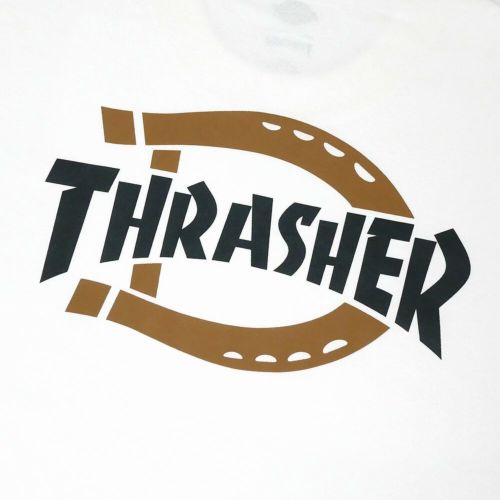 DICKIES SKATEBOARDING T-SHIRT ディッキーズ スケートボーディング Tシャツ DICKIES x THRASHER GRAPHIC WHITE スケートボード スケボー 3