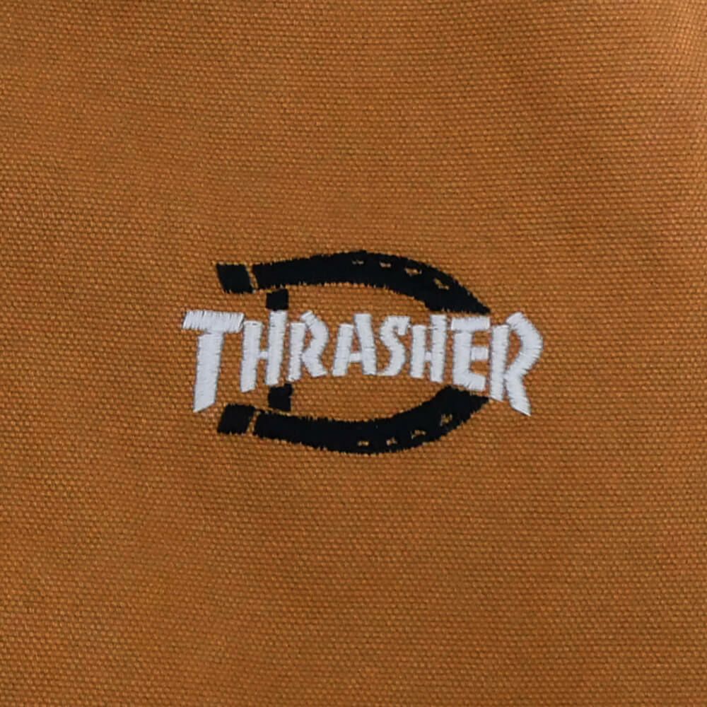 DICKIES SKATEBOARDING JACKET ディッキーズ スケートボーディング ジャケット DICKIES x THRASHER REVERSIBLE VEST BROWN スケートボード スケボー 8