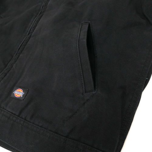 DICKIES SKATEBOARDING JACKET ディッキーズ スケートボーディング ジャケット DICKIES x THRASHER COTTON JACKET BLACK スケートボード スケボー 3
