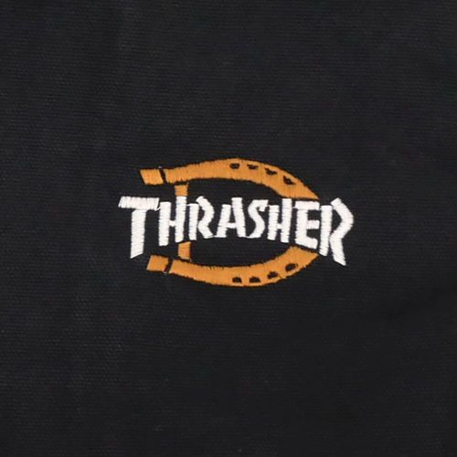 DICKIES SKATEBOARDING JACKET ディッキーズ スケートボーディング ジャケット DICKIES x THRASHER COTTON JACKET BLACK スケートボード スケボー 8
