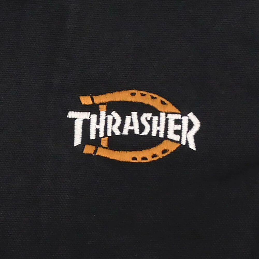 DICKIES SKATEBOARDING JACKET ディッキーズ スケートボーディング ジャケット DICKIES x THRASHER COTTON JACKET BLACK スケートボード スケボー 8