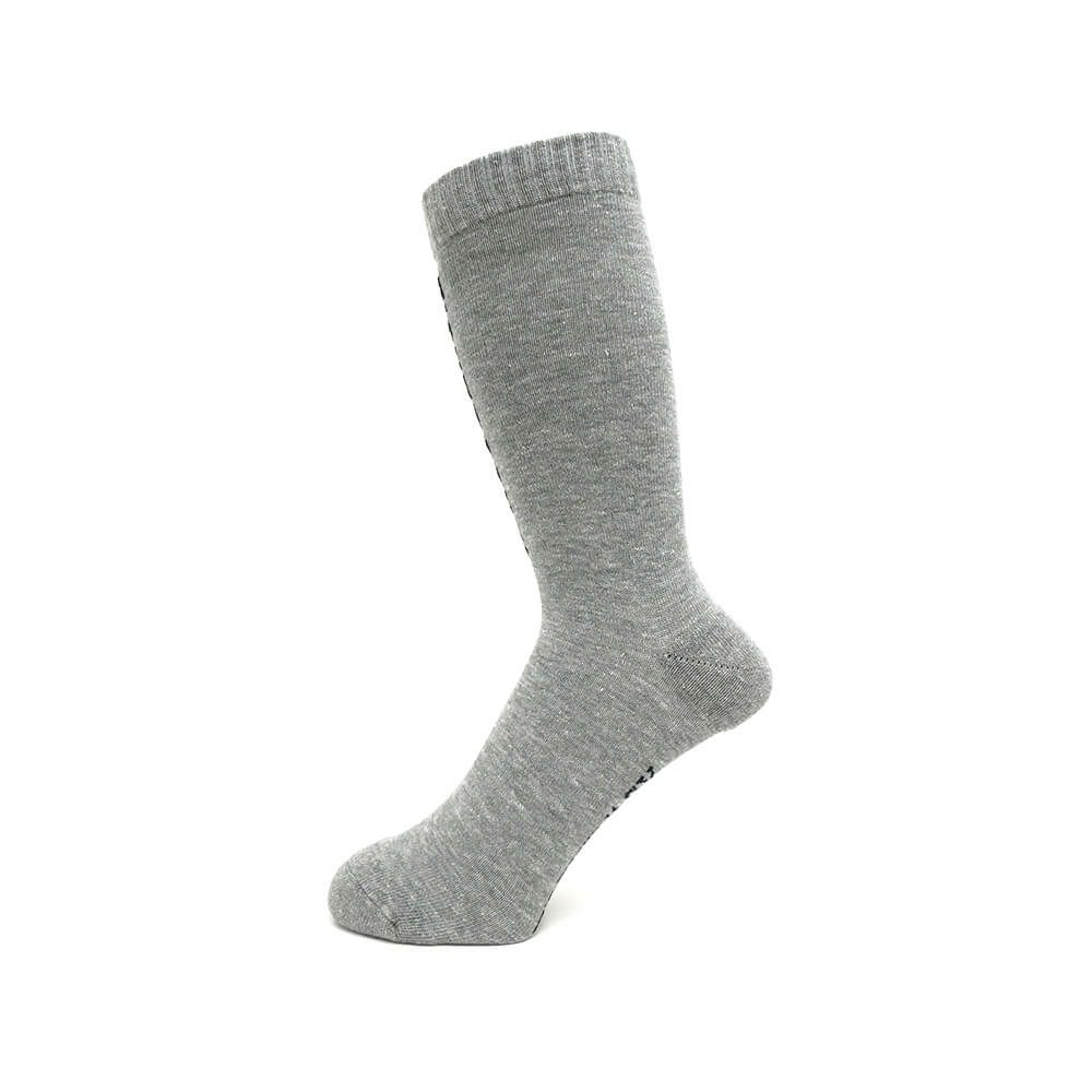 TIGHTBOOTH（TBPR）SOCKS タイトブース ソックス 靴下 LABEL LOGO GREY スケートボード スケボー 1