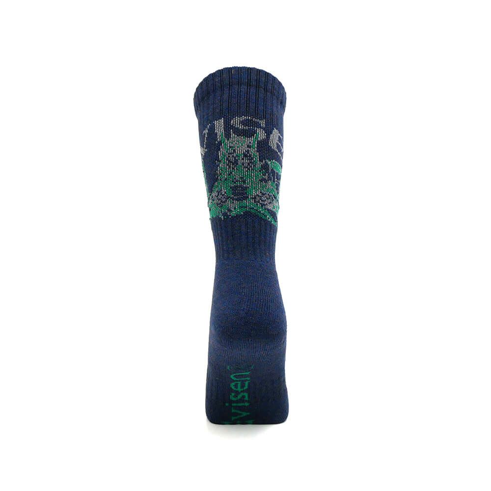 EVISEN SOCKS エビセン ソックス 靴下 DRAGON NAVY スケートボード スケボー 2