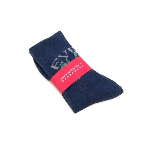 EVISEN SOCKS エビセン ソックス 靴下 DRAGON NAVY スケートボード スケボー 6