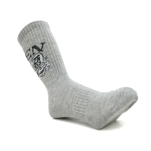 EVISEN SOCKS エビセン ソックス 靴下 DRAGON GREY スケートボード スケボー 